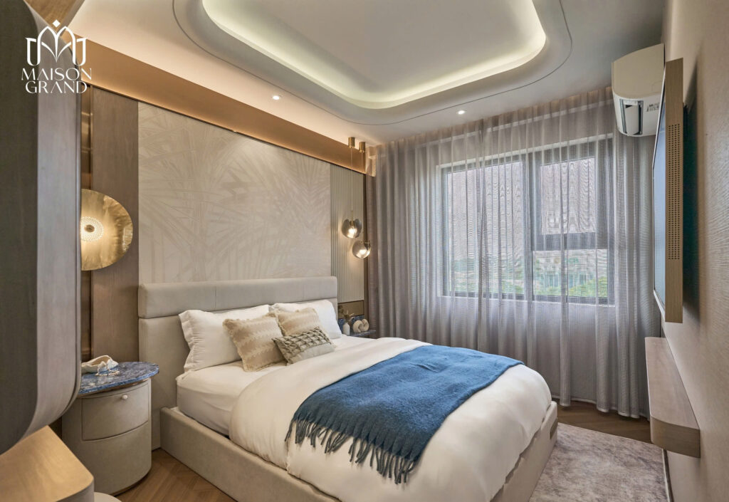 Phòng ngủ 1 căn hộ 2PN 58m2 Maison Grand - Tumys Homes Phú Mỹ