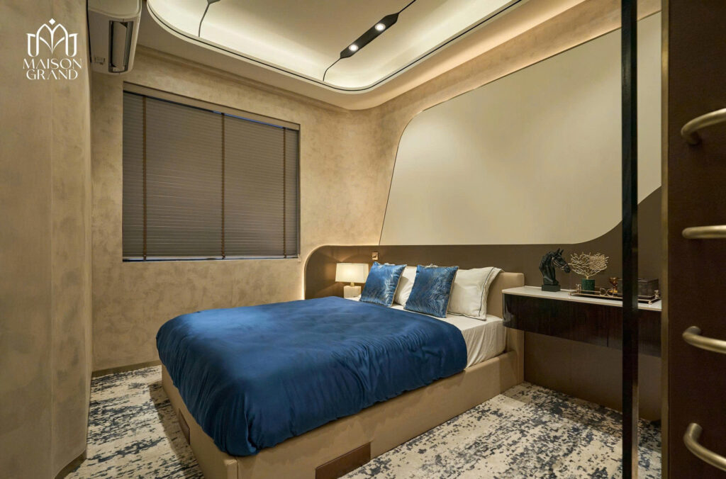 Phòng ngủ căn hộ 49m2 Maison Grand - Tumys Homes Phú Mỹ